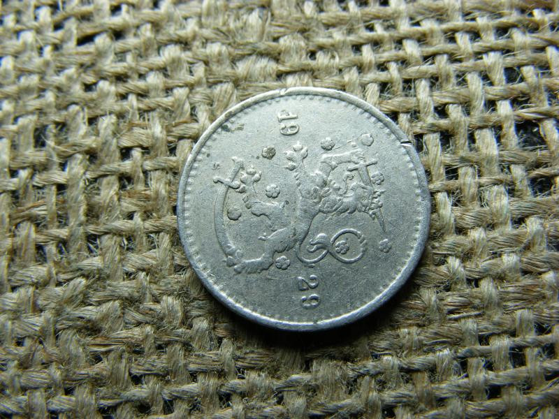 50 pennia, 1929, Finnország