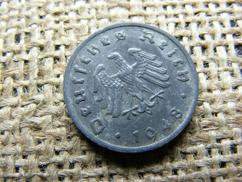 Birodalmi 10 pfennig, 1948, F jelzés