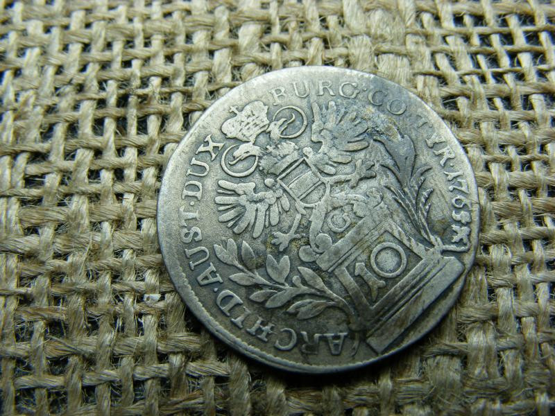 Mária Terézia 10 krajcár, 1765, G, Burgani Őrgrófság