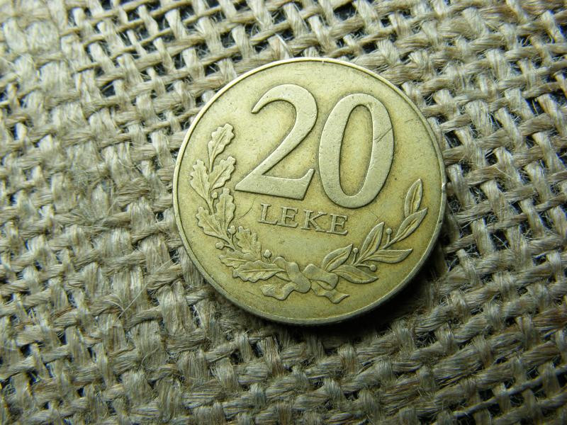 20 leke érme, 2000, Albánia