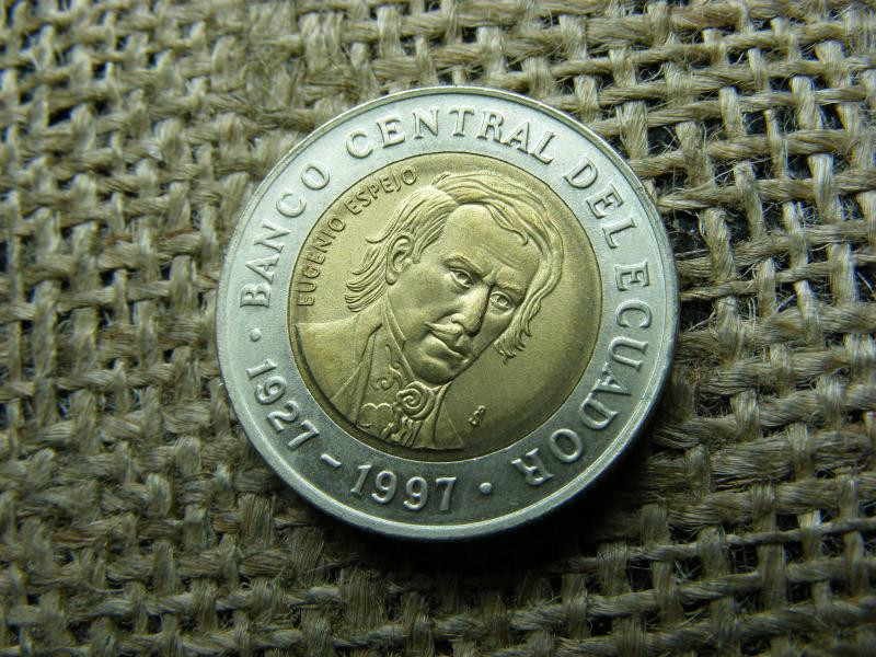 Ecuador 1000 sucres, 1997