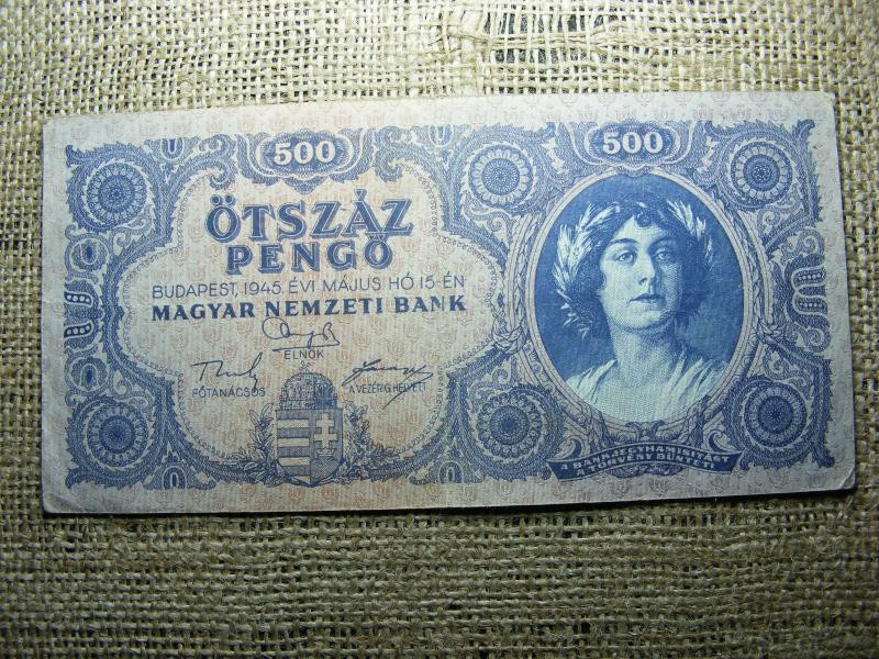 500 pengő, 1945, Hibás N karakter