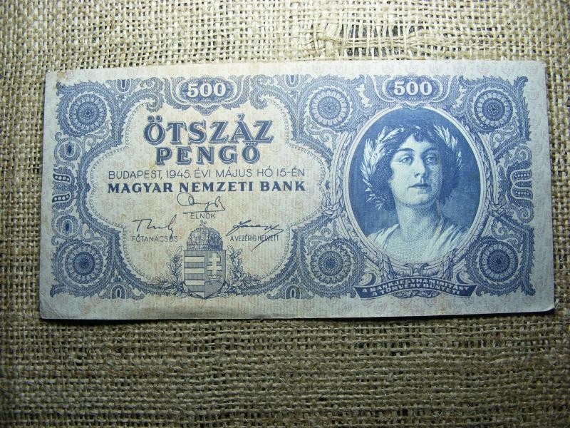 500 pengő, 1945, Hibás N karakter