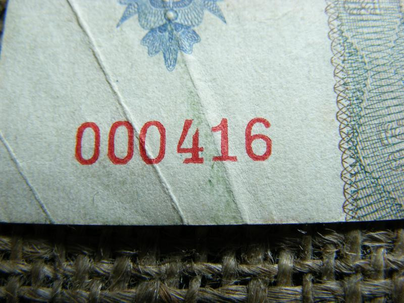 20 pengő, 1941, alacsonyabb sorszám