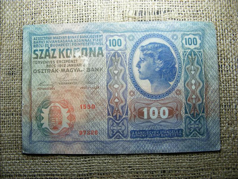100 korona, 1912, Osztrák-Magyar Bankjegy