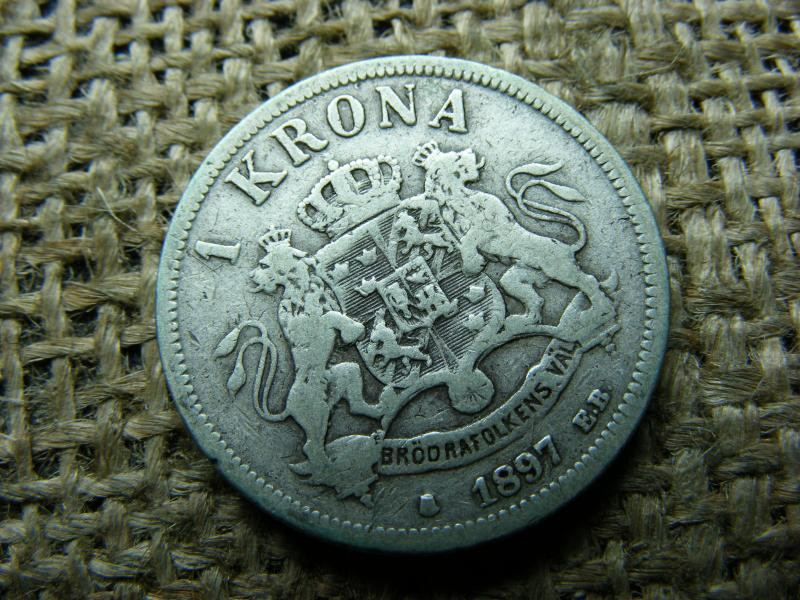 Ezüst 1 korona érme, 1897, Krona