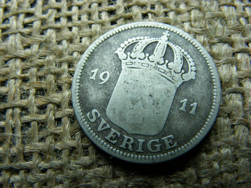 Ezüst 50 öre, 1911, Svédország