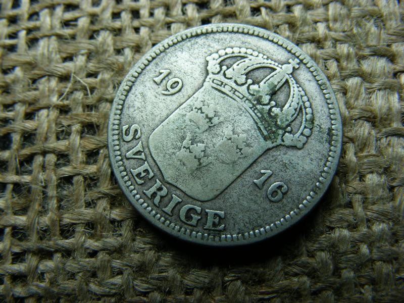 Ezüst 50 öre, 1916, Svédország