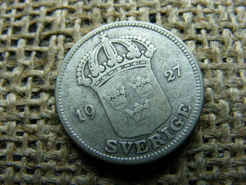 Ezüst 50 öre, 1927, Svédország