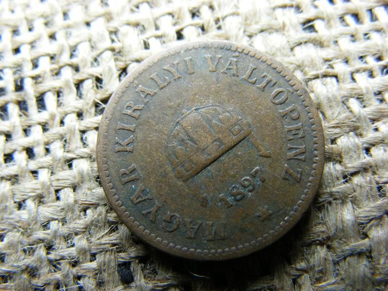 2 fillér, 1897, korona pénzrendszer