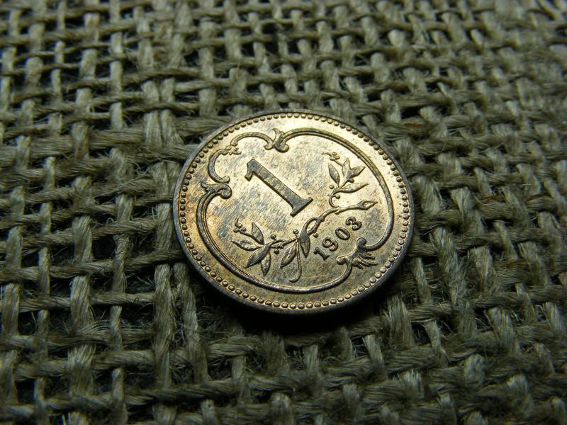 1 Heller, 1903, Verdefényes
