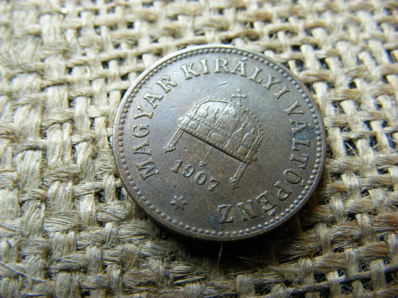 2 Fillér, 1907, Korona