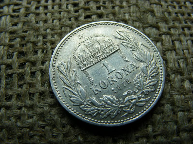 Ezüst 1 korona, 1912