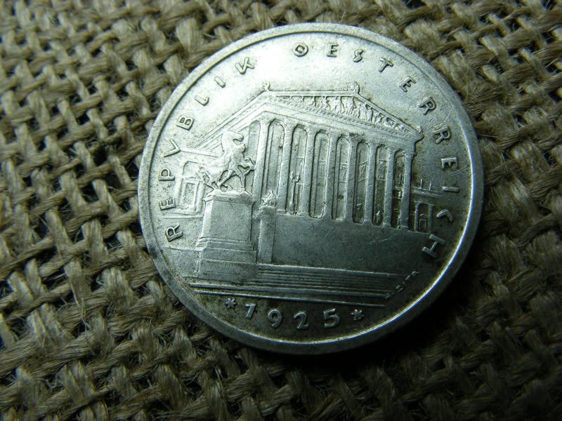 Ezüst 1 schilling, 1925, Ausztria