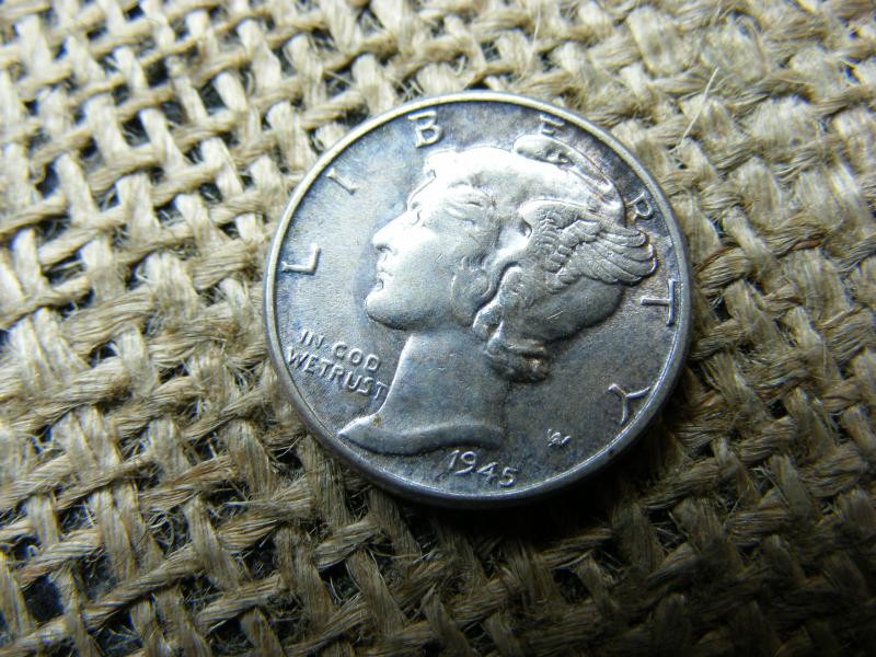 USA ezüst Dime, 1945
