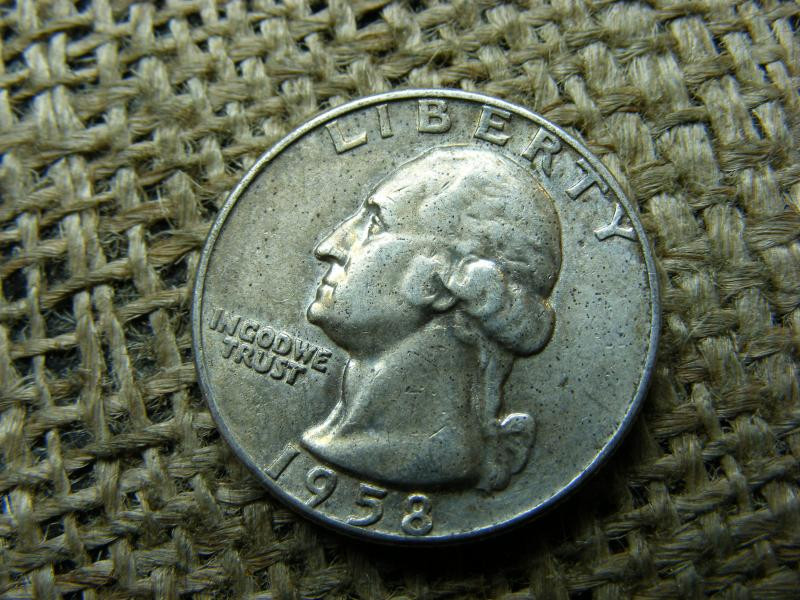 USA 1/4 dollár, 1958 D, ezüst