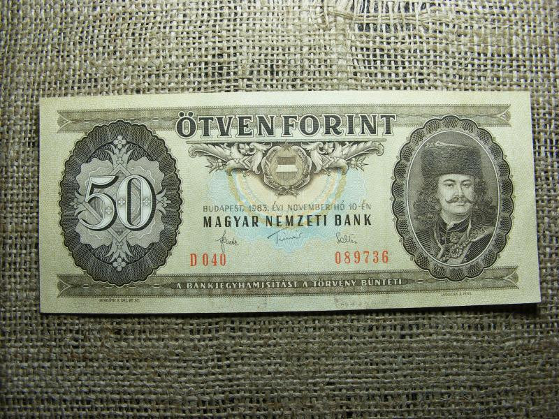 50 forintos bankjegy, 1983