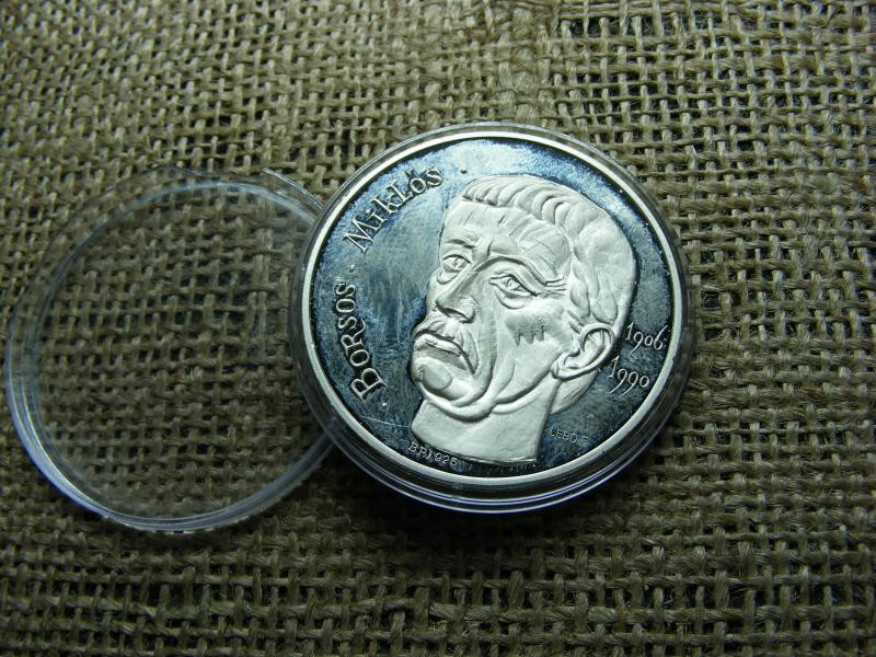 Ezüst 925/1000 érme, Borsos Miklós, Győr, 2006
