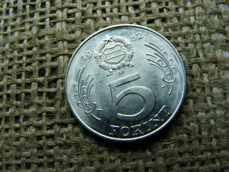 5 forintos érme, 1982