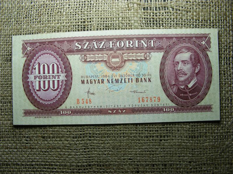 100 forintos bankjegy, 1984