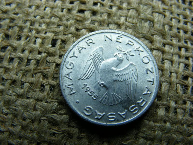 10 fillér, 1955, magyar érme