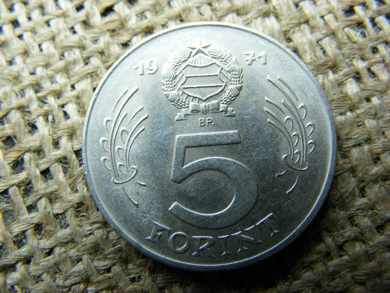 5 forintos érme, 1971
