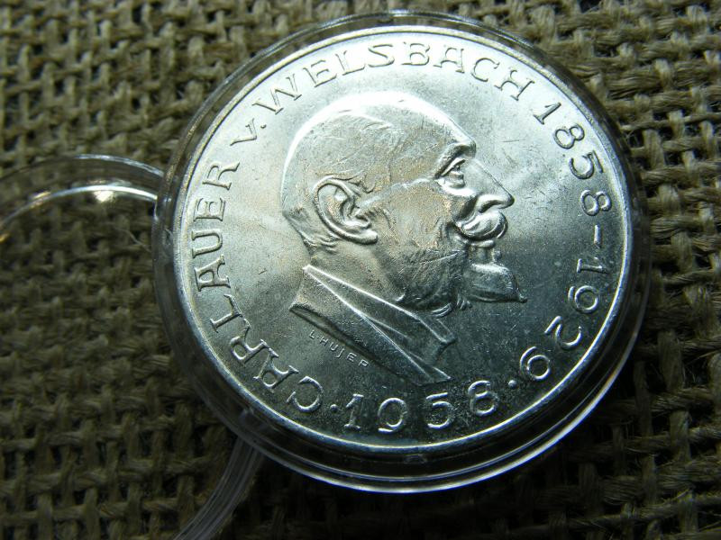 Ezüst 25 schilling, 1958, Ausztria