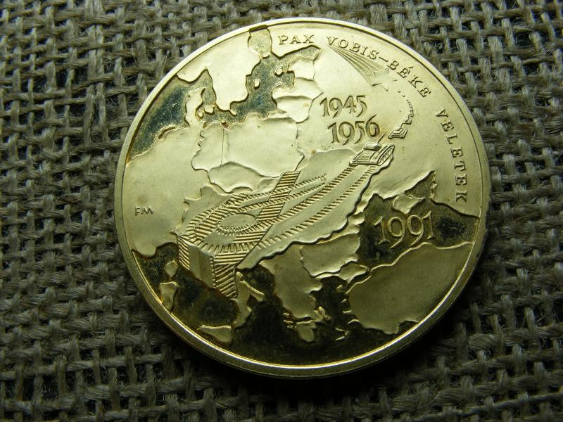 Fritz Mihály Emlékérem, 1991, aranyozott