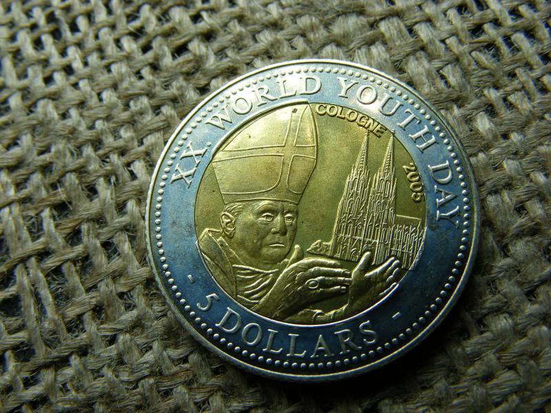 5 dolláros érme, 2005, Libéria