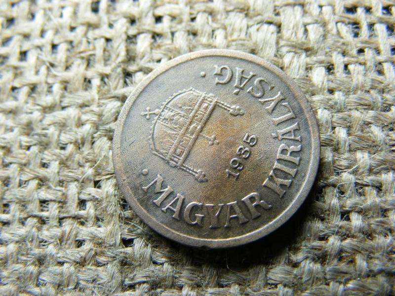 2 Fillér, 1935, Magyarország