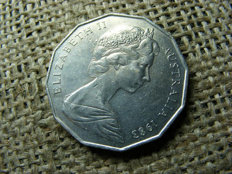 50 Centes Érme, 1983, Ausztrália