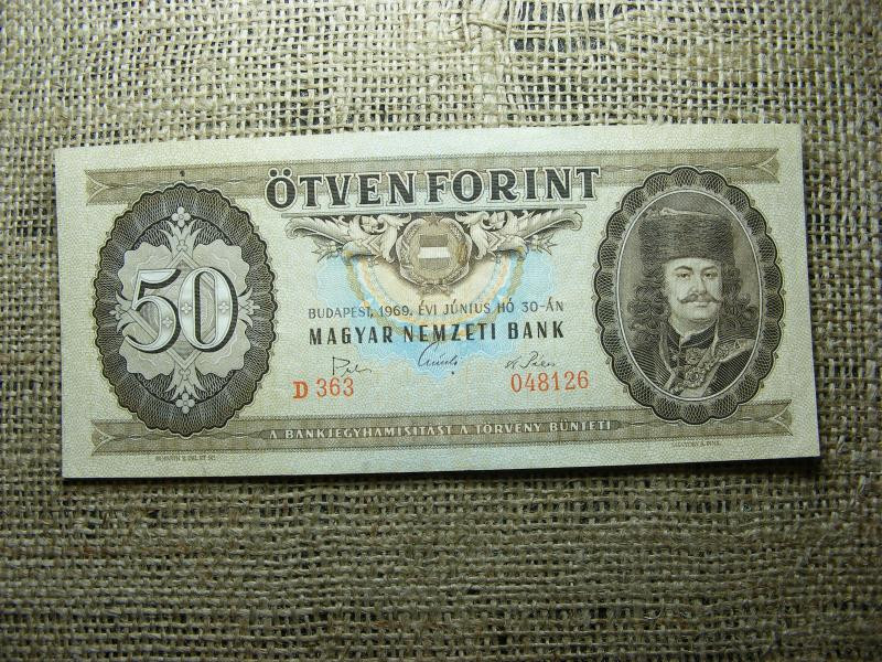 50 forintos bankjegy, 1969
