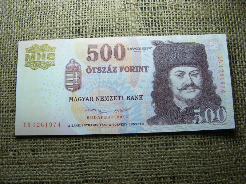 500 forintos bankjegy, 2013, EB