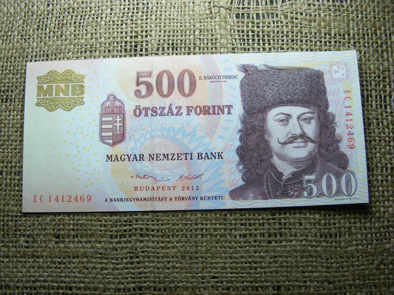 500 forintos bankjegy, 2013, EC