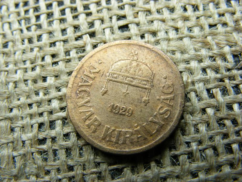 2 fillér, 1929, Magyarország