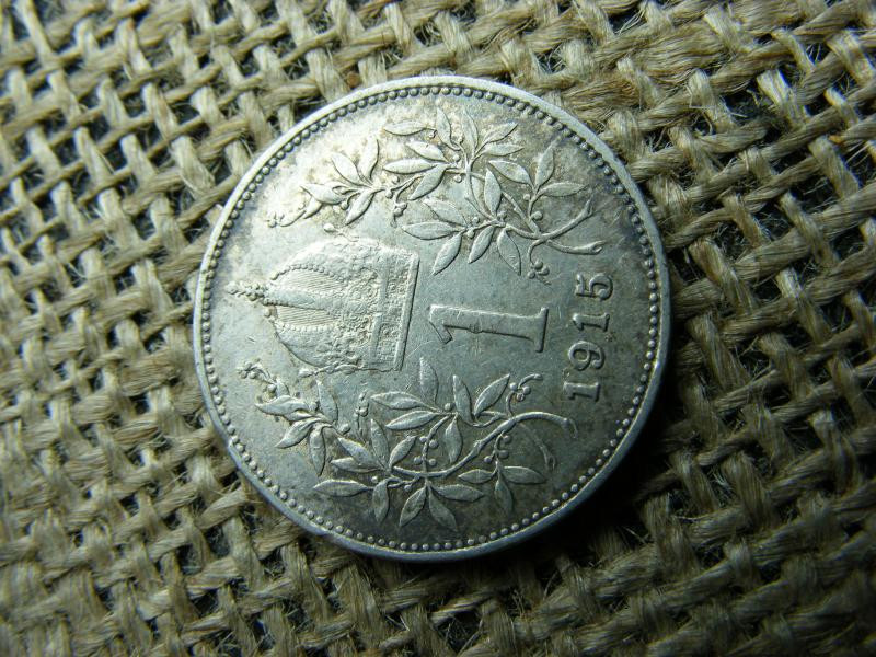 Ezüst 1 korona, 1915, Corona