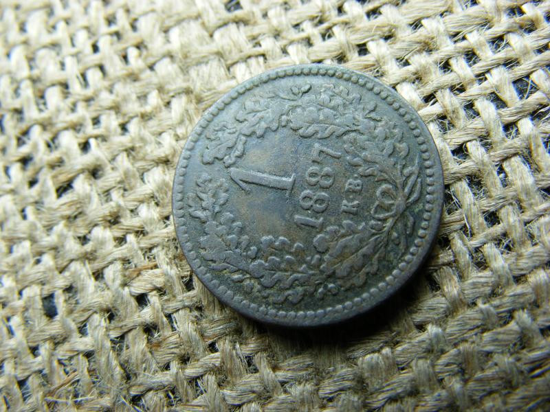 1 krajcár, 1887, KB