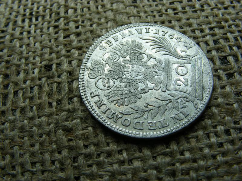 Ezüst 20 krajcár, 1764, Bécs, Ferenc