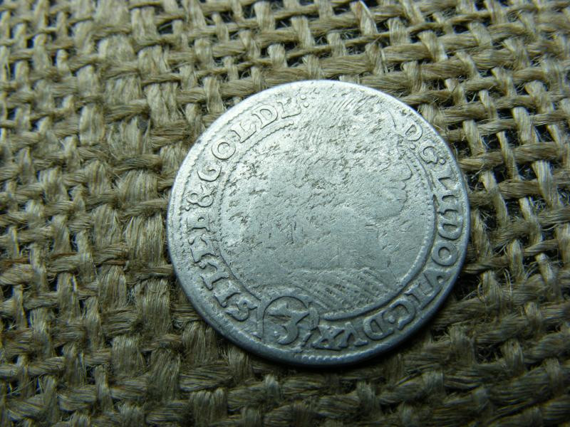 Ezüst 3 krajcár, 1660, Habsburg