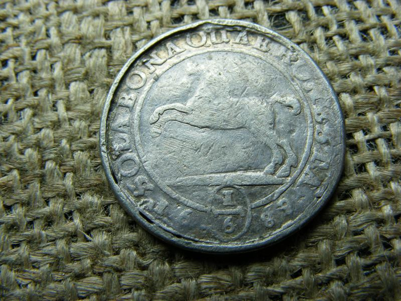 Ezüst 1/6 tallér, 1689, 6 groschen