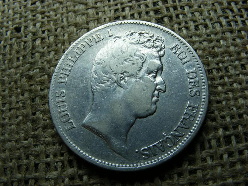 Ezüst 5 frank érme, 1830 B, Franciaország