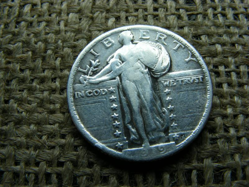 Ezüst USA 1/4 dollár, 1919, quarter dollar