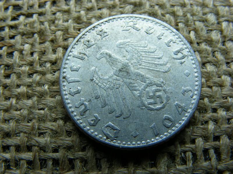 Birodalmi 50 pfennig, 1943 D