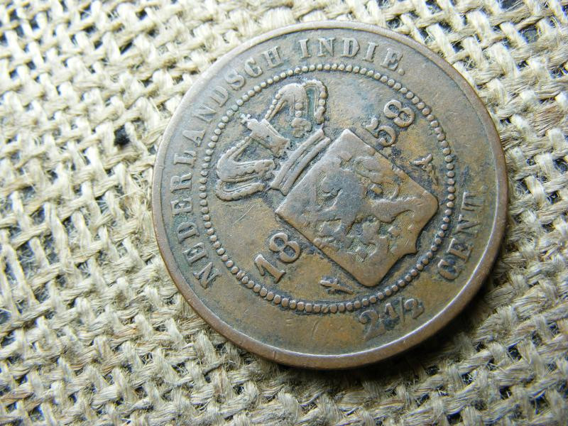 2 1/2 Cent 1858, Ázsiai érme