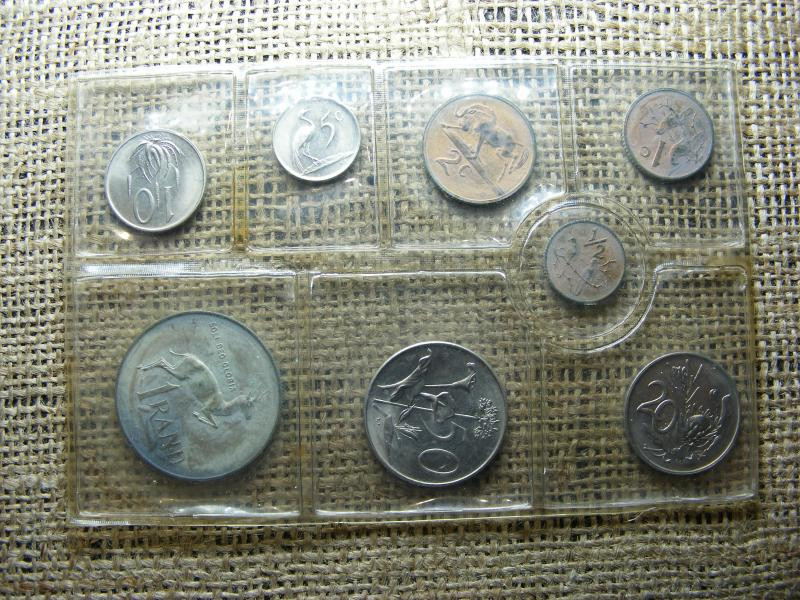 Afrika forgalmi sor, 1 rand, 1973, ezüst