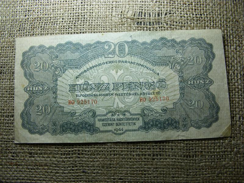 20 pengő, 1944, VH