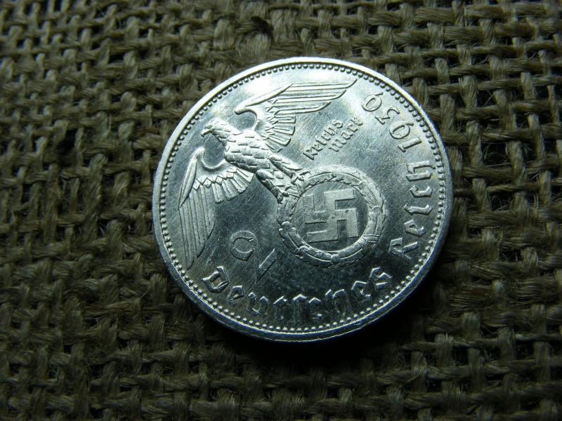 Birodalmi 2 márka, 1939 A, ezüst