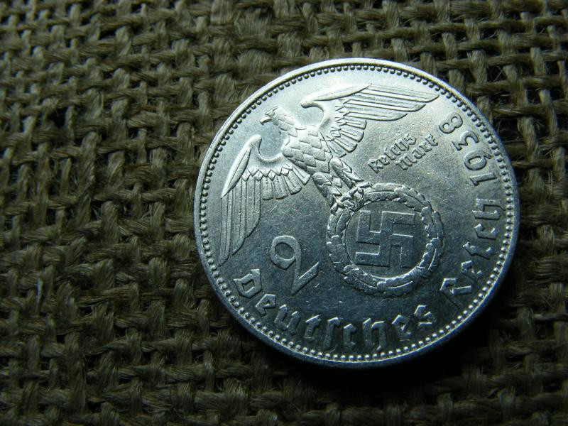 Birodalmi 2 márka, 1938, ezüst