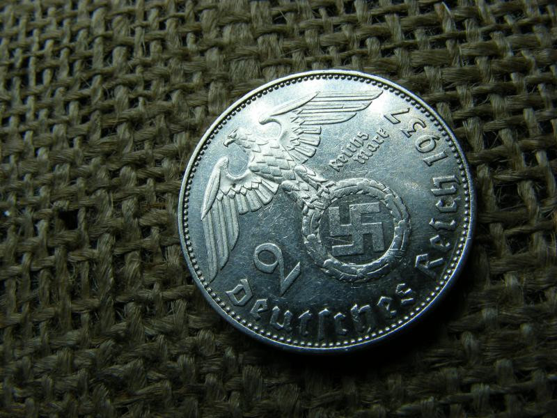 Birodalmi 2 márka, 1937, ezüst