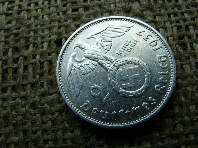 Birodalmi 2 márka, 1937, ezüst